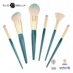 6pcs Essential Makeup Brushes Set No Streaks Premium Quality Synthetic Hair Makeup Tools for sale