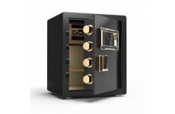 China Height 45cm Black Electronic Fingerprint Lock Security Home Safe supplier