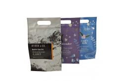 China Custom Design Stand Up Zipper Pouch Body Scrub Packaging Aluminum Foil Mylar Bags supplier