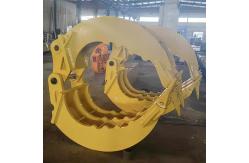 China Excavator Long Reach Arm with Stone Grab Grapple supplier