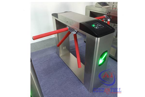 110 volts full automatic Hs code tripod turnstile barcode scanner for stadium