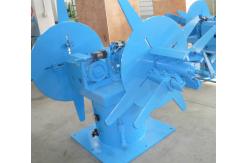 China 220/380/440V Double Head Decoiler Manual Rotation Pneumatic Uncoiling Machine supplier