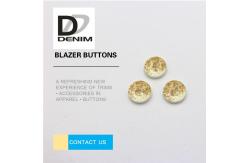 China Professional Custom Blazer Shirt Buttons , Extra Large Yellow Buttons Modern 3D Printing Buttons supplier