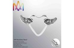China Halloween Devil Heart Pendant With Wings supplier