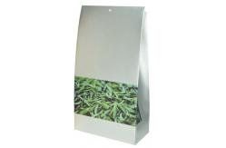 China Custom Classic Kraft Paper Packaging For Tea Bags , Flat Bottom supplier