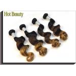 Ombre Three Tone Virgin Peruvian Hair Extensions Loose Wave 24