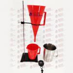 MLN-5 Drilling Fluids Testing Equipment 1500ml Marsh Funnel Viscometer With Support for sale