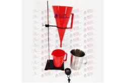 China MLN-5 Drilling Fluids Testing Equipment 1500ml Marsh Funnel Viscometer With Support supplier