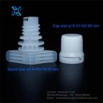 Factory Plastic Nozzle Spout With Cap For Beverage Deteregent Pouch Packaging