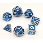 ISO9001 Painted RPG Dice Set Exquisite Carving Polyhedron Metal Material for sale