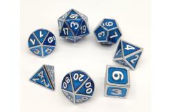 China ISO9001 Painted RPG Dice Set Exquisite Carving Polyhedron Metal Material supplier
