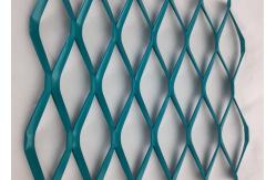 China Akzonobel PVDF Expanded Metal Mesh 5.5mm 6.0mm Wall Cladding Ventilated Facades supplier