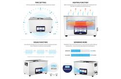 China Skymen Lab Tools Ultrasonic Bath With 200W Heater And Basket 2.85 Gallon supplier