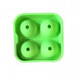 Stackable 4 Cavity Silicone Sphere Ice Cube Tray
