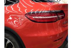 China Swipeable Scratch Proof Car Wrap Flaming Gloss Red Metallic Vinyl Wrap supplier