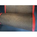 Ptfe Coated Fiberglass  Mesh Conveyor Belt High Temperature Resistance for sale