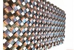 China Copper Plated Architectural Wire Mesh Stainless Steel 304 For Cabinets supplier