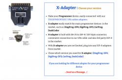 China 2 in 1 adapter DB-9/DIP8  for Enigma / SMELECOM DSP-3 programmer device connect with POGO PIN UPA CABLE supplier