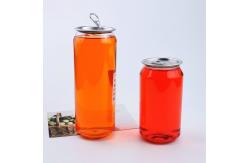 China 250ml Plastic Drink Packaging Custom Juice PET Soda Beer Pop Can Bottle supplier