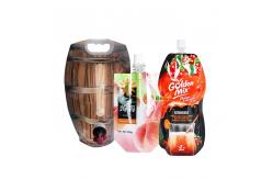 China 250ml Custom Spout Pouch With 80-120 Microes Thickness Liquid Bags With Spout supplier