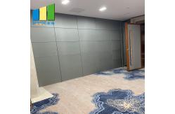 China MDF Melamine Hotel Operable Movable Sound Proof Partitions Wall For Banquet Hall supplier