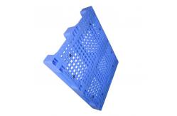 China HDPE Blue Rackable Plastic Pallets Durable Solid Flat Racking 1200x1000mm supplier