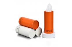 China Custom Cylinder Tube Packaging Round Cardboard Boxes Cylinder Tissues Box supplier