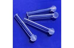 China Factory custom high temperature resistant bulb quartz tube supplier