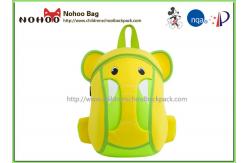 China Waterproof Kids Animal Backpack , Personalised Toddler Backpack Elephant Style supplier