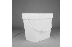 China 10L 18L 20L Oblong Plastic Buckets Recycled Screen Printing supplier