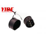Interlock EV Connector Types 16A 32A IP68 Car AC Connectors 5 PIN Male for sale