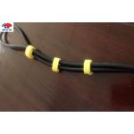 Custom Shape Wire Belt Hook Loop Cable Ties , Self Locking 100mm cable tie for sale