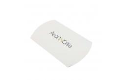 China Cardboard White Kraft Pillow Box Envelopes With Custom Printed supplier