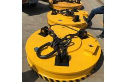 China Rotating Excavator Electromagnetic Chuck Overhead Crane Magnets 15 Ton 1500mm supplier