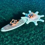 Military Stand Up Paddle Board Inflatable Water Platform Island for sale