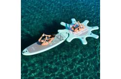 China Military Stand Up Paddle Board Inflatable Water Platform Island supplier