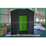 Inflatable Photo Studio White / Black Octagon Inflatable Photo Booth With Strong Wind Resistant 16 Kg for sale