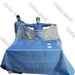 Reinforced SBPP+PE/SMS/SMMS/SMMMS/SMF Disposable Surgical Drapes Cardiovascular Drape for sale