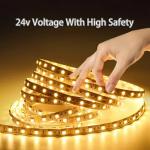 16.4 feet (5 meters) 300/600 LED beads flexible LED light strip with IP65 waterproof rating and high brightness for sale