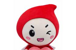 China EN71 25cm Mini Plush Mascot Toy With Printed Logo supplier