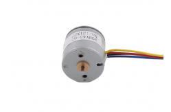 China Bipolar Drive 20mm Permanent Magnet Stepper Motor 24V With Metal Gears RoHS supplier