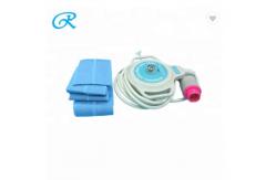 China M1356A Ultrasound Fetal Monitor Transducer Probe Pink 12 Pin Connector supplier