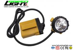 China 348lum 10.4Ah Corded Led Mining Headlamp 25000lux SOS Auxiliary supplier