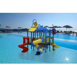 Custom Playground Water Slide Pool LLDPE Metal Water Slide Fade Resistant