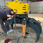 18 Excavator Accessories Sawing Plate Max 490mm Front Knife Opening Wood Cutter for sale