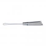 FTTH Large Fiber Drop Wire Clamp Anti Aging Round Single Self Adjustable