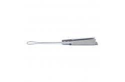 China FTTH Large Fiber Drop Wire Clamp Anti Aging Round Single Self Adjustable supplier