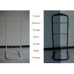 Single Side Wire Floor Display Racks , 6 Tier Hooks Wire Grid Display Racks for sale