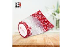 China OPP Plastic Side Gusset Flat Bottom Bag Gravure Printing With Heat Seal Handle supplier