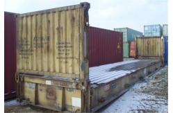 China Intermodal Transport 20ft Flat Rack Container Dimensions 5.90m* 2.35m supplier